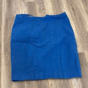 Banana Republic Blue Pencil Skirt Knee-Length Workwear